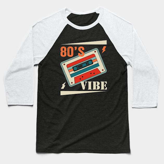 80’s Old Vibe Baseball T-Shirt by Ortumuda